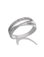 Ring Gemoro Woman in White Gold Diamante 0.03 Ct AB1011BIA - AB1011BIA